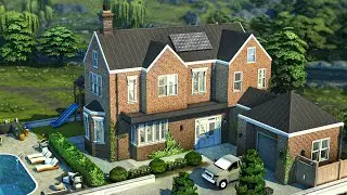 Современный семейный дом | Sims 4: скоростное строительство + тур | Без CC