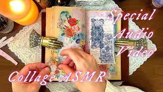 383 噴水と花園とドレスの人、⛲️🌸👗、scrapbookingASMR・journaling・collagenote・vintagenote・decorativenote🌈
