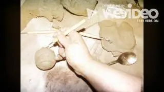 Making ceramic statue