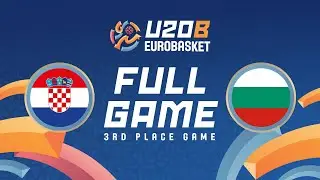 3RD PLACE | Croatia v Bulgaria | Full Basketball Game | FIBA U20 Women's EuroBasket 2025 Division B