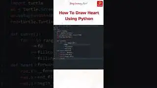 Heart ❤️ using Python 🔥 | Practically | Python for Beginners