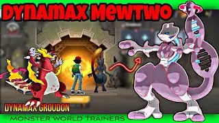 DYNAMAX MEWTWO in Monster World Trainers gameplay #pokeverse
