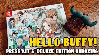 STORY OF SEASONS: Pioneers of Olive Town 🐮 Press Kit & Deluxe Edition Unboxing