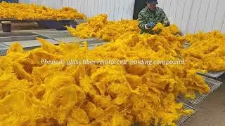 High-strength, heat-resistant glass fiber reinforced phenolic molding compound #GFRPMC