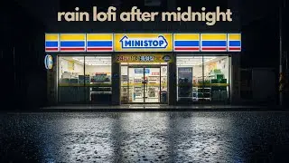 Seoul Rain After Midnight Peace 🌧️ Lofi to Focus Through Midnight Stillness for Sleep Study in Rain