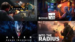 BONEWORKS | BONELAB | Alien: Rogue Incursion | Into the Radius | Full Games | No Commentary