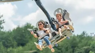 Rowdy Bear's Smoky Mountain | Ski Lift Shootout Coaster | Avalanche Snow Coaster | Vlog 2024