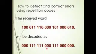 Part IIIb   Repetition Codes