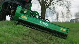 Titan Pro VCM180 Flail Mower | Professional Tool for Slopes, Roadside, and Hard-to-Reach Areas