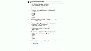 California DMV Permit Test 2025 REAL EXAM QUESTIONS MOST TESTED QUESTIONS AND CORRECT ANSWERS 100 AC