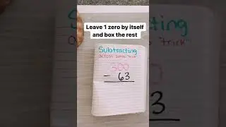 Easy subtraction tricks |subtract the following  #mathstricks #subtractionforkids #shorts