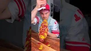 How to eat STREET FOOD properly?😎❤️🌭| CHEFKOUDY