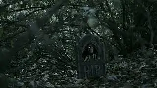 gravsten rip animerad prop