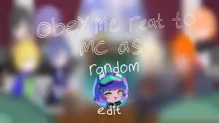 obey me react to f!mc as random gc edit || my au || part 2/2 || 🇮🇩/🇬🇧 ||
