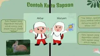 Kata Sapaan dan Kalimat Sapaan 2 Kelas 2 SD Mutual Kota Magelang