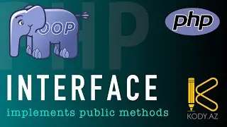 Interface in PHP | OOP public methods implementation |  structure & contract in programming #kody_az