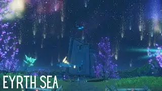 Eryth Sea Night ~ Crashing Waves Under the Shooting Stars