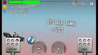 Hill Climb Racing : Police Car & Highway 100000 m