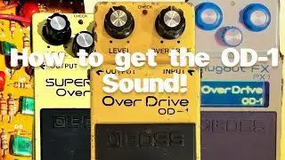 Boss OD-1 History, How to Mod a SD-1 to OD-1 Specs, Boss OD-1 vs PX-1