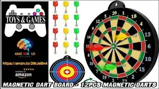 Describing Magnetic Dart Board - 12pcs Magnetic Darts, Amazon