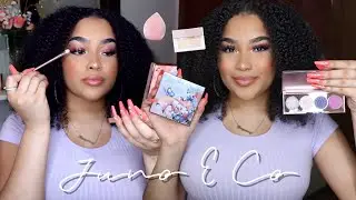 NEW JUNO & CO STARLIT EYESHADOW/FACE PALETTES COLLECTION MAKEUP LOOK + Discount Code!