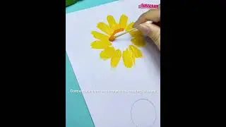 Easy 🌹 🌼 flower painting ||mini Art DRAWING #shorts #minishortsvlog #Painting