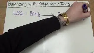 Balancing with Polyatomic Ions