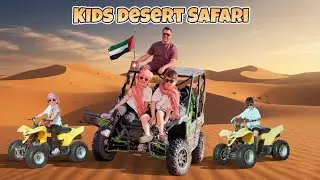 Kids Only & Family Desert Safari | Fun | Dubai Dunes | Quad Bike | Quad Racer