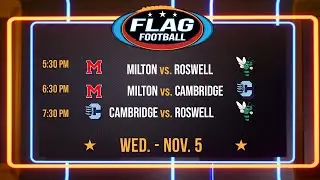 Milton, Cambridge, Roswell | 2025 GPB Sports Flag Football