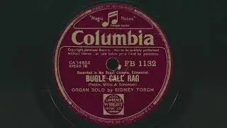 1935 SIDNEY TORCH Bugle Call Rag ORGAN SOLO - 78 RPM Record