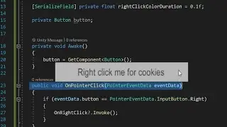 How to Right Click a UI Button in Unity and Animate It