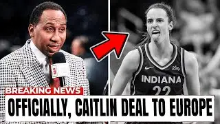 Stephen A. Smith JUST CONFIRMS Caitlin Clark QUIT WNBA For $100M European Deal!