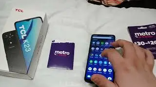 Metro by T-Mobile TCL K23 Unboxing and First look