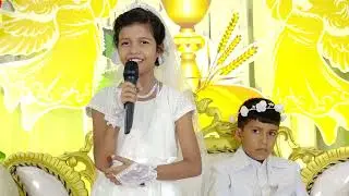 RAV RAV MUJYA KALZANTH - FIRST HOLY COMMUNION KONKANI SONG 2025 | Cover By VIONA COLACO Udyavara