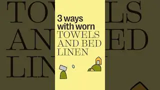 3 ways with old towels and bed linen #recycle #sydney