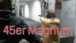 Magnum 45 - Shooting! WOW! Don&acute;t try this at Home