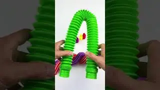 Creating Style Hook Crunchy Sound POP-TUBE #diy #satisfyingvideos #relaxing #oddasmr #poptubesounds