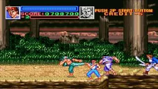 1992 Super Double Dragon SNES Old School retro game playthrough