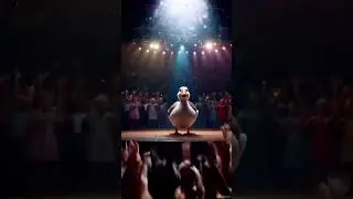 Quacking on stage! #DuckSinger #DuckOnStage #SingingDuck #FunnyAnimals #DuckLovers #ViralDuck#funny