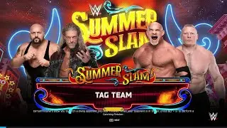 WWE 2K25 - Edge/ Big Show vs. Goldberg/ Lesnar - Dream Tag Match