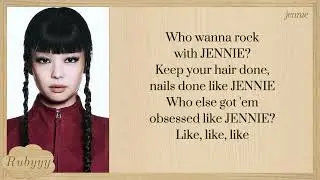 JENNIE - like JENNIE (Easy Lyrics)