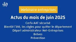 Webinaire actus de juin 2025 de la CPAM du Bas-Rhin