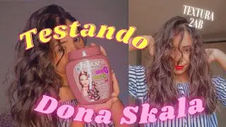 Testando DONA SKALA em cabelo ONDULADO do tipo 2AB 💕 | Evelyn 🍥