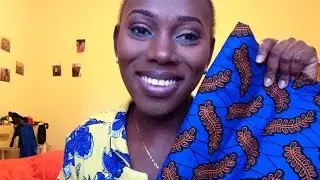 Ankara inspired makeup look