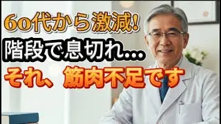 「年だから仕方ない」は間違い!60代から筋肉30%減少を防ぐ医師の食事法|タンパク質TOP5