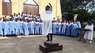 Cocema Cabinda Paróquia de Ntendequele. Hino intitulado Sublime amor 