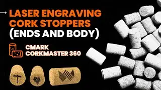 CMARK CORKMASTER 360 &ndash; CO2 Laser Engraving Machine for Cork Stoppers