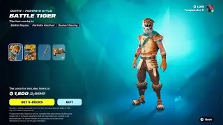 Fortnite Item Shop (Apr 21) NEW Battle Tiger Skin