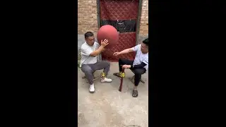 Balloon bursting challenge #Funny Jokes Innovation Challenge