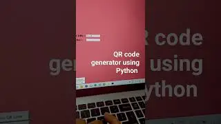 QR code generator using python 